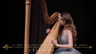 AirTV Arts J S  Bach Lute Suite No 1 BWV 996 Transcription for Harp.