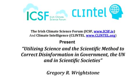 Correcting official Climate Science Disinformation OPINION